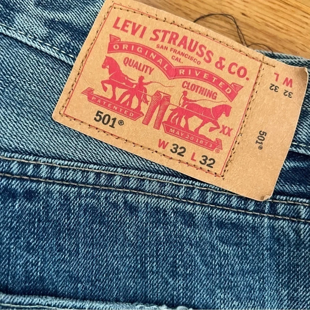 Men’s original fit 501 button fly jeans